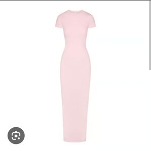 New Vintage T Shirt Long Dress - Cherry Blossom - XS